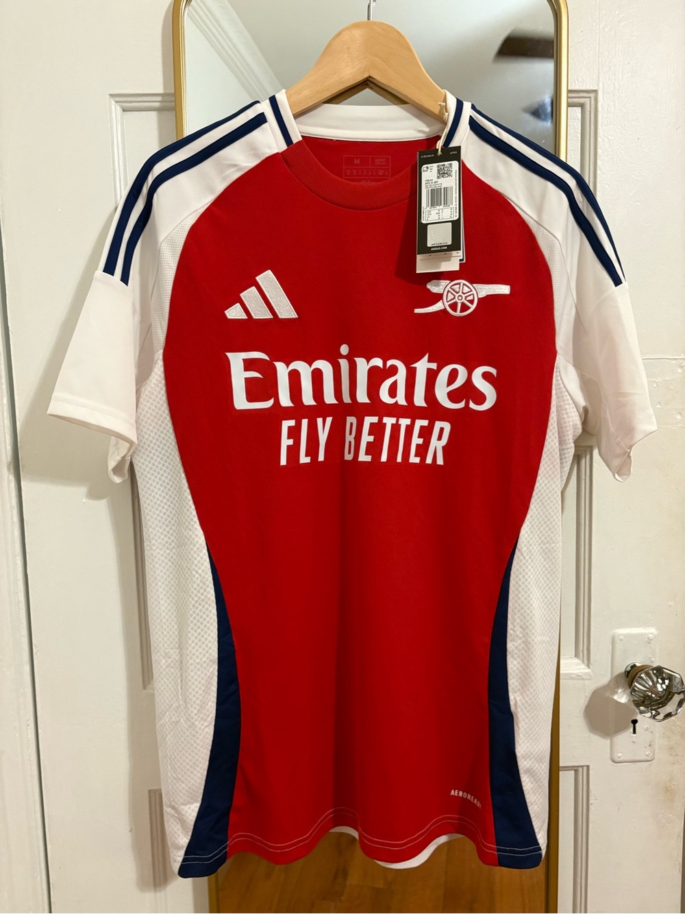 NWT Adidas Arsenal Football Club Authentic 2024 Home Jersey